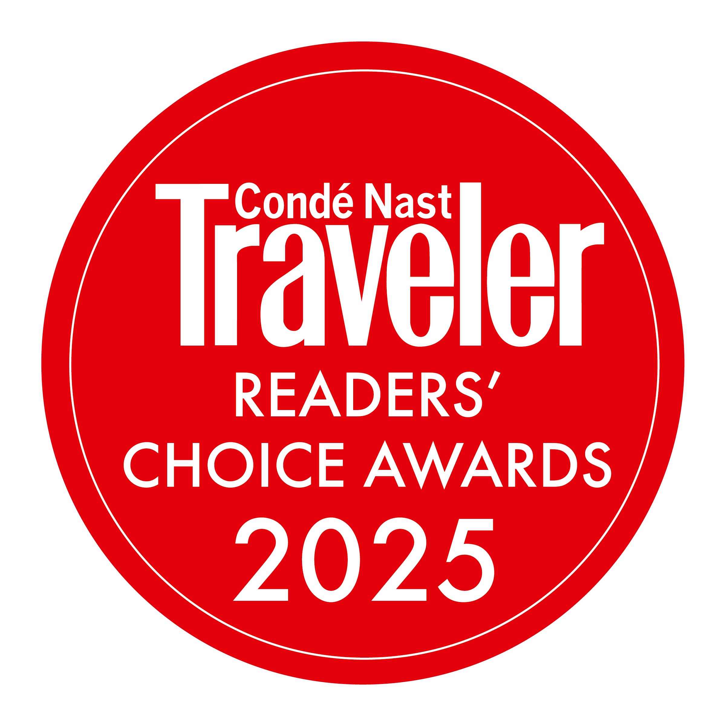 Condé Nast Traveler: Readers’ Choice Awards 2025