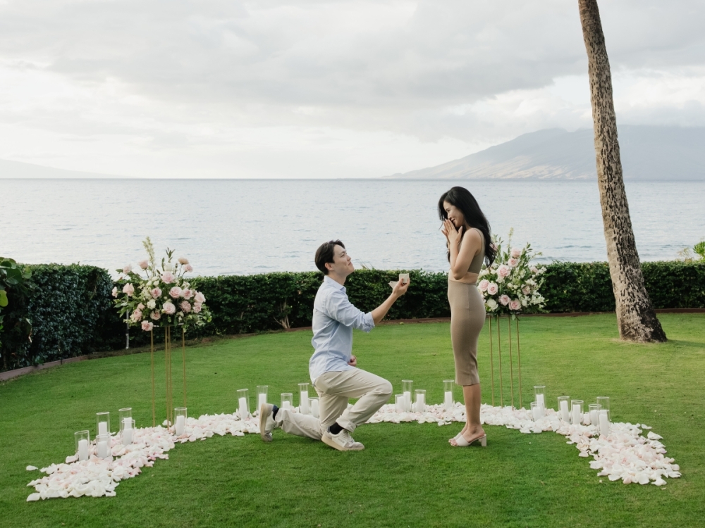 proposal on molokini bluff